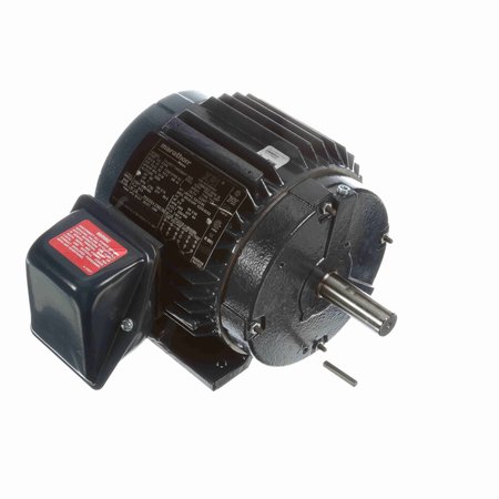 MARATHON General Purpose Motor, 1 HP, 3 phase, 1800 RPM, 230/460 V, 143T Frame, TENV E349